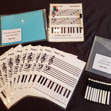 Load image into Gallery viewer, Magnetic Grand Staff and Keyboard (w/ marker)