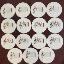 Load image into Gallery viewer, Circle of Fifths - Minor Key Signatures