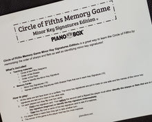 Load image into Gallery viewer, Circle of Fifths - Minor Key Signatures