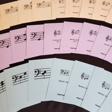 Load image into Gallery viewer, Flash Cards - Intervals  (Laminated)