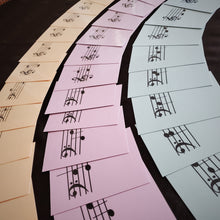 Load image into Gallery viewer, Flash Cards - Intervals  (Laminated)