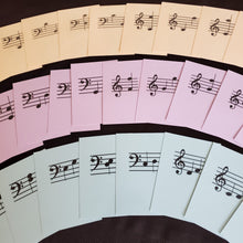 Load image into Gallery viewer, Flash Cards - Intervals  (Laminated)