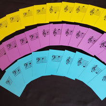 Load image into Gallery viewer, Flash Cards - Notes  (Laminated)