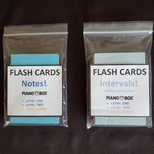 Load image into Gallery viewer, Flash Cards - Notes  (Laminated)