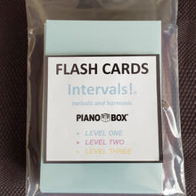 Load image into Gallery viewer, Flash Cards - Intervals  (Laminated)