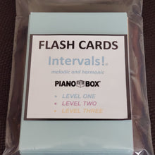 Load image into Gallery viewer, Flash Cards - Intervals  (Laminated)