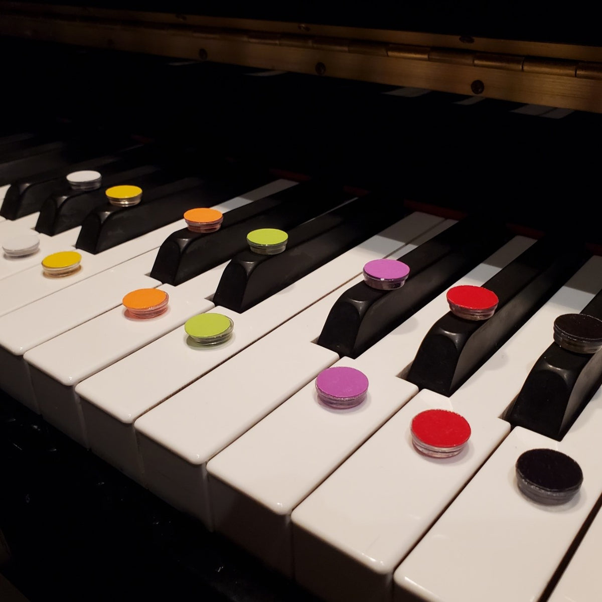 colorful piano keys wallpaper