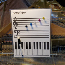 Load image into Gallery viewer, Magnetic Grand Staff and Keyboard (w/ marker)