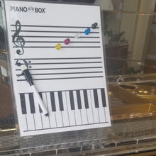 Load image into Gallery viewer, Magnetic Grand Staff and Keyboard (w/ marker)