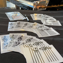 Load image into Gallery viewer, Flash Cards - Dry Erase - Blank Grand Staff (Laminated)