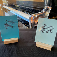Load image into Gallery viewer, Flash Cards - Dry Erase - Blank Grand Staff (Laminated)