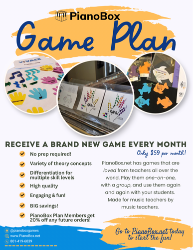 Game Plan - Monthly