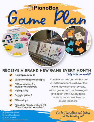 Game Plan - Monthly