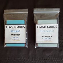 Load image into Gallery viewer, Flash Cards - Intervals  (Laminated)