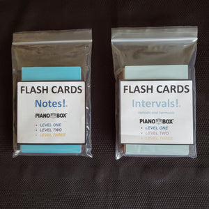 Flash Cards - Intervals  (Laminated)