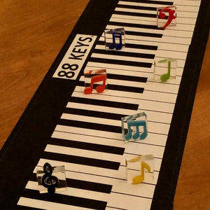 Musical Keyboard Pieces - Laser Cut