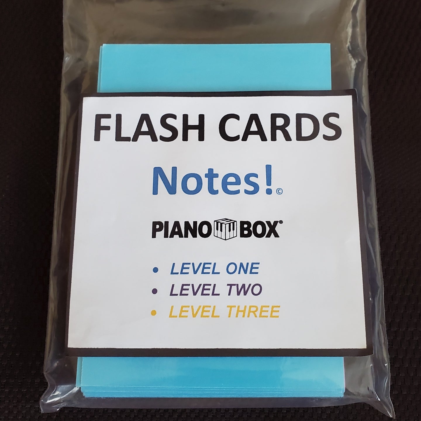 Flash Cards - Notes  (Laminated)