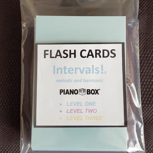 Flash Cards - Intervals  (Laminated)