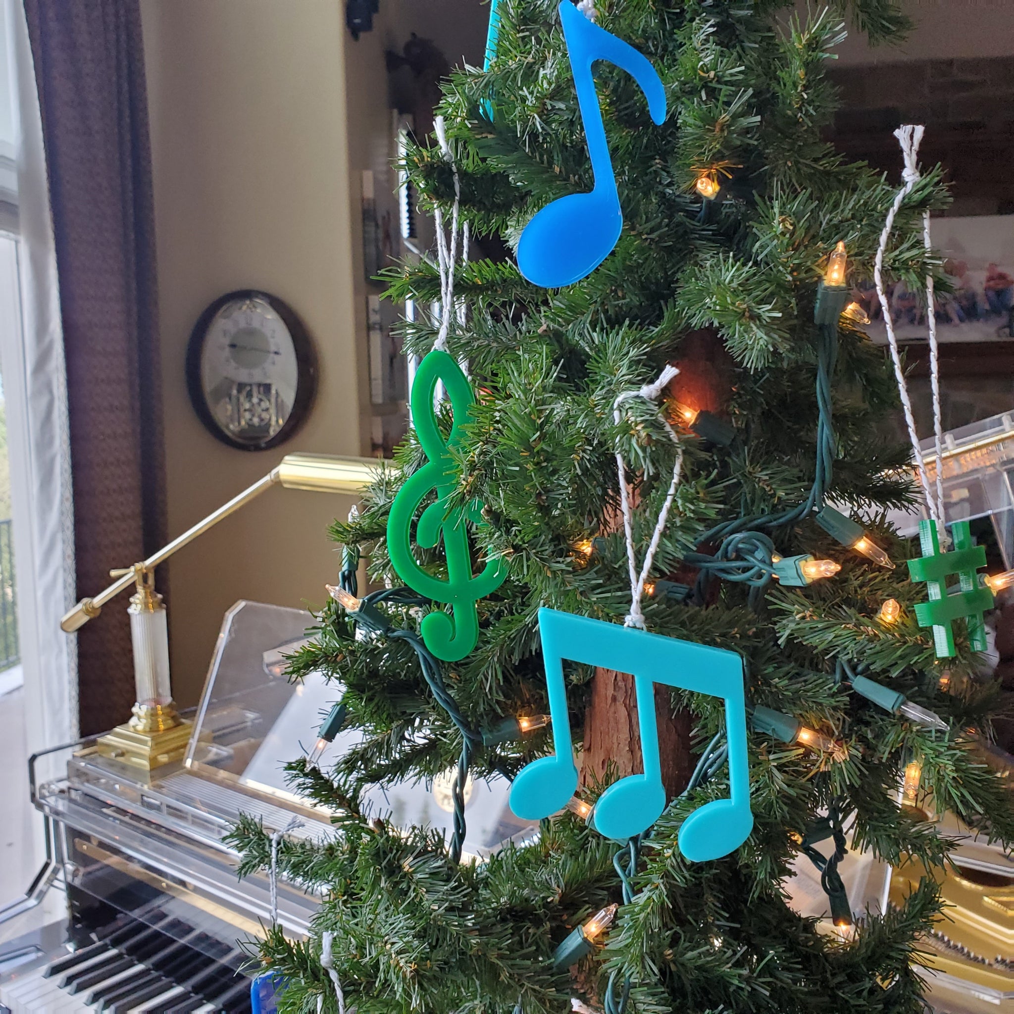christmas music ornaments